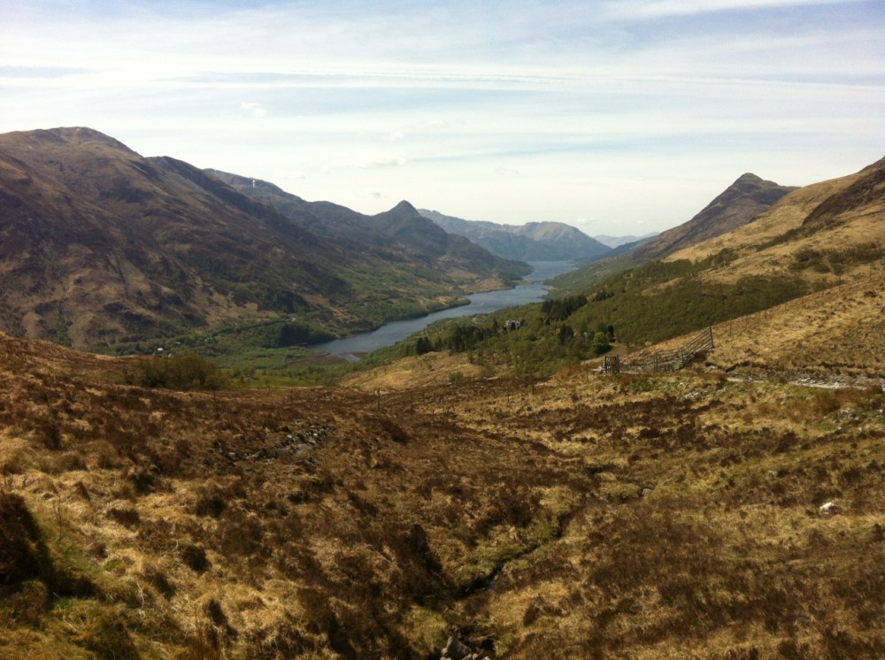 Looking back to Kinlochleven