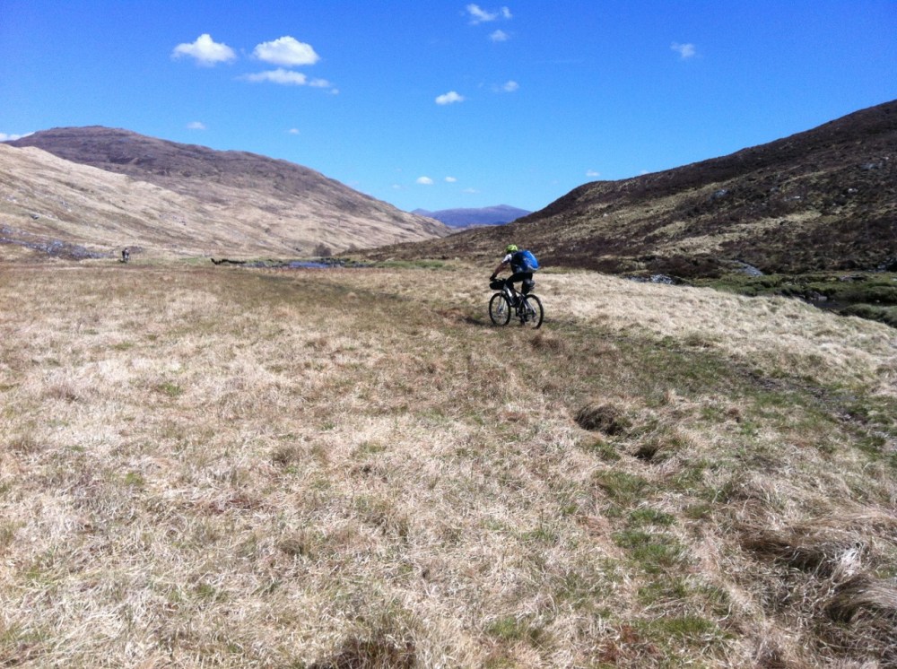 Meannanach Singletrack - trickier than it looks
