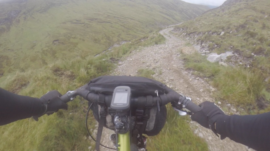 Bealach Horn - just before the loose granite